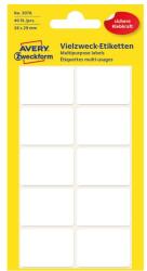 AVERY Etikett AVERY 3078 38x29 mm fehér univerzális 40 címke/doboz 5 ív/doboz (3078) - vectraline