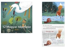 TopTimer Falinaptár TOPTIMER T098 290x580mm álló 12 Magyar népmese 2026 (T9800-12A) - vectraline