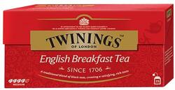 TWININGS Fekete tea TWININGS English Breakfast 25x2 g (101216)