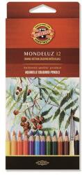 KOH-I-NOOR Színes ceruza KOH-I-NOOR 3710 Mondeluz Aquarell hatszögletű 12 darabos (7140061000)