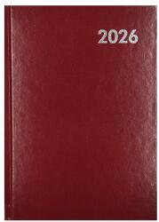 Alisca Határidőnapló ALISCA B/5 heti fehér lapos bordó 2027 (260604/BO) - vectraline