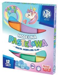 ASTRA Gyurma ASTRA modellező pasztell 12 színű (304118007) - vectraline