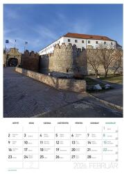 Lizzycalendar Falinaptár LIZZYCALENDAR B/4 álló spirálozott Magyar várak és kastélyok 2027 (7540226003) - vectraline