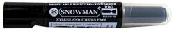 SNOWMAN Táblamarker SNOWMAN patronos kerek fekete (RBG-12 FEKETE)