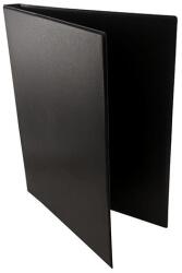  Mappa villámzáras A/5 pvc álló fekete (H-220) - vectraline