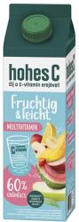 hohes C Gyümölcslé HOHES C Plus Fruchtig&Leicht Multivitamin 60% 1L (C68088) - vectraline