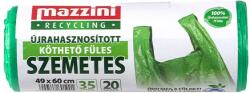 Mazzini Szemeteszsák MAZZINI 35L újrahasznosított köthető füles 20 darabos (104036) - vectraline