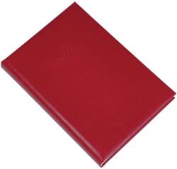 Realsystem Határidőnapló REALSYSTEM Standard B/5 napi fehér lapos bordó 2026 (5621-09) - vectraline