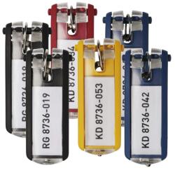 DURABLE Kulcscímke DURABLE műanyag vegyes színek 6 darabos (195700) - vectraline