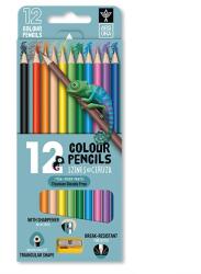 Ars Una Színes ceruza ARS UNA háromszögletű + hegyező 12 darabos (5993120022661)