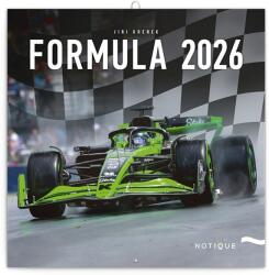 REALSYSTEM Lemeznaptár REALSYSTEM 300x300mm Formula 2026 (6097-FO) - vectraline