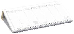 TopTimer Asztali naptár kép nélküli TOPTIMER T050 fekvő fehér lapos bézs 2026 (T500T-007) - vectraline