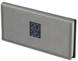 TopTimer Zsebnaptár TOPTIMER Classic C030 fekvő sárga lapos szürke 2026 (C030C-005) - vectraline