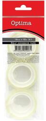 OPTIMA Ragasztószalag OPTIMA víztiszta 15mmx10m átlátszó 3 darabos (29064) - vectraline