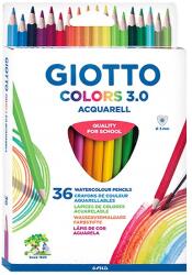 GIOTTO Színes ceruza GIOTTO Colors 3.0 aquarell háromszögletű 36 darabos (2773 00)