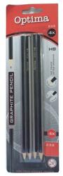 Optima Grafitceruza OPTIMA HB hatszögletű 4 darabos (13500)