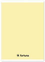 Fortuna Füzet vonalas FORTUNA Monocolor A/5 32 lapos 21-32 4-8. osztályos pasztell sárga (01.02089) - vectraline