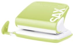 ICO Lyukasztó SAX 318 Design 2 lyukú fém 20 lap világoszöld PET (7310094003) - vectraline