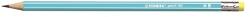 STABILO Grafitceruza STABILO Pencil 160 HB hatszögletű radíros kék (2160/02-HB) - vectraline