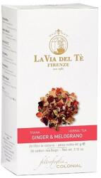 La Via del Tè Herbatea LA VIA DEL TÉ gyömbér-gránátalma 15x3 g (CR101)