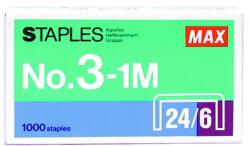 MAX Tűzőkapocs MAX 24/6 1000 darabos (2M3-1M) - vectraline