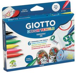 GIOTTO Textilmarker GIOTTO 6 darabos (494800) - vectraline
