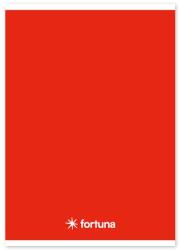 Fortuna Füzet vonalas FORTUNA Monocolor A/5 32 lapos 21-32 piros (01.02076) - vectraline