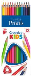 ICO Színes ceruza ICO Creative Kids háromszögletű 12 darabos (7140148002) - vectraline