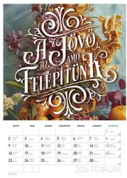 LIZZY CARD Falinaptár spirálozott LIZZY CARD B/4 álló Motiváció 2026 (21683) - vectraline