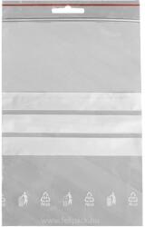  Simítózáras tasak írható felülettel 70x100 100 darabos