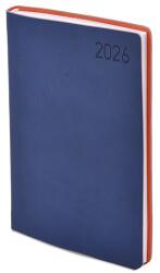 TopTimer Határidőnapló TOPTIMER Madeira M021 A/5 napi fehér lapos kék-narancs 2026 (T021M-04N) - vectraline