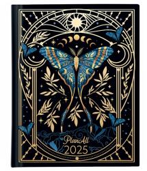 PLANALL Határidőnapló PLANALL Mini A/6 heti keményfedelű aranyozott Wait 2026 (21568) - vectraline