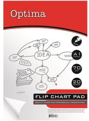 OPTIMA Flipchart papír OPTIMA sima 58x81cm 20 ív/tömb (22396)