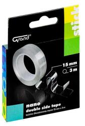 GRAND Ragasztószalag kétoldalas GRAND 15mm x 3m NANO (130-1955) - vectraline