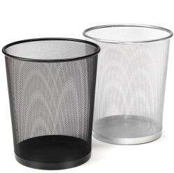 OPTIMA Papírkosár fémhálós OPTIMA fekete 20L (22681) - vectraline