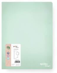 SPOKO Gyűrűskönyv SPOKO ReLeaf PP A/4 35 mm 4 gyűrű SoftTouch menta zöld (S112541401) - vectraline
