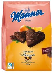 Manner Töltött ostya MANNER szív narancsos 300 g - vectraline