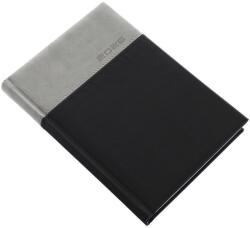 Realsystem Határidőnapló REALSYSTEM Lux A/5 napi fehér lapos grafit 2027 (5321-43) - vectraline