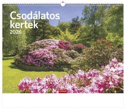 TopTimer Falinaptár TOPTIMER T093 420x310mm fekvő Csodálatos kertek 2026 (T9300-25F) - vectraline