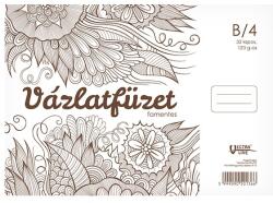 Vectra-Line Vázlatfüzet spirálozott VECTRALINE B/4 120 g 32 lapos famentes (01.01461) - vectraline
