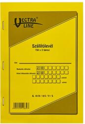 VECTRALINE Nyomtatvány szállítólevél VECTRALINE A/5 álló 50x3 lapos (B10-70/V/A5) - vectraline