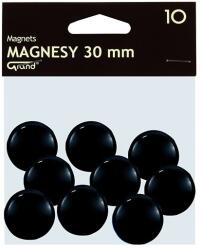GRAND Táblamágnes GRAND 30 mm fekete 10 darabos (130-1694) - vectraline