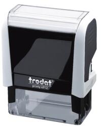 TRODAT Bélyegző TRODAT Printy 4.0 4912 fehér ház fekete párna (4912FE/F) - vectraline