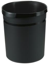 HAN Papírkosár műanyag tömörfalú HAN TREND fekete 18L (18190-13) - vectraline
