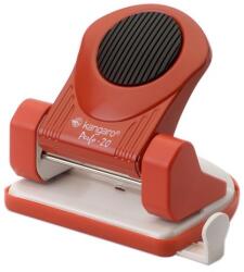 KANGARO Lyukasztó KANGARO Perfo-20 2 lyukú fém 20 lap piros (C201872) - vectraline