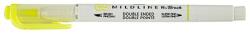 Zebra Ecsetfilc kétvégű ZEBRA Mildliner Fluorescent sárga (79150) - vectraline