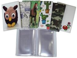  Okmánytartó vegyes mintákkal álló 8 zsebes (H-2051)