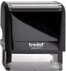 TRODAT Bélyegző TRODAT Printy 4.0 4915 fekete ház fekete párna (4915/F) - vectraline