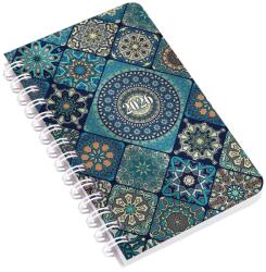 Realsystem Zsebnaptár REALSYSTEM SP3 spirál mini 78x128mm heti fehér lapos mozaik 2026 (8811-52) - vectraline