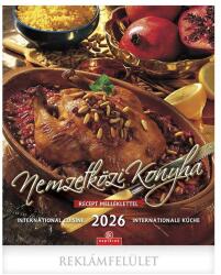 CSG Falinaptár CSG 300x340mm álló Nemzetközi konyha 2026 (FN U11) - vectraline